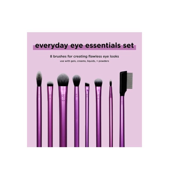 Real Techniques Makeup Brush Set Everyday Eye Essentials - Picture 7 of 14